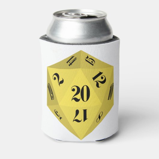黄色–20辺 – サイコロ 缶クーラー (缶裏面)