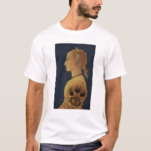 黄色、c.1465の女性のポートレート tシャツ