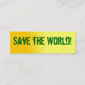 黄色、phone_recycle、名前、住所1の住所… スキニー名刺 (裏面)