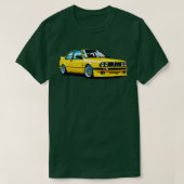 黄色bmw 1 tシャツ (デザイン正面)