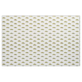 黄色C7コルベット手描きスケッチ生地 ファブリック (ヤード)