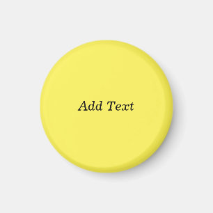 黄色Create Your Own Add文字 マグネット