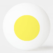 黄色Create Your Own Add文字 卓球ボール (裏面)