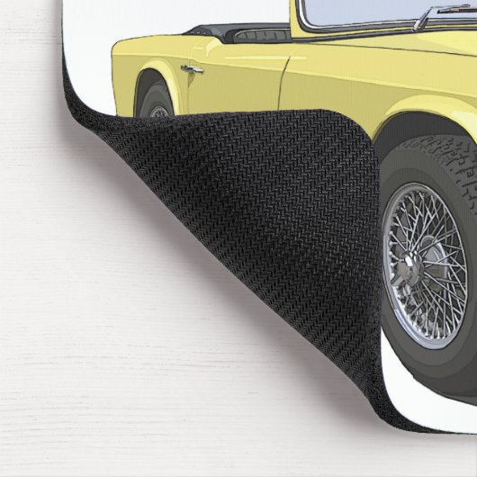 黄色TR4 マウスパッド (コーナー)