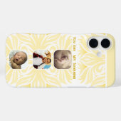 黄色You Are My Sunshineフローラフォトコラージュ Case-Mate iPhoneケース (裏面 (横))