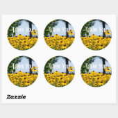 黄花ありがとう ラウンドシール (シート)