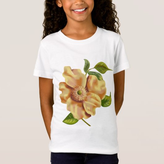 黄花イラストレーション Tシャツ (正面)