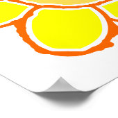 黄花スケッチ ポスター (角)