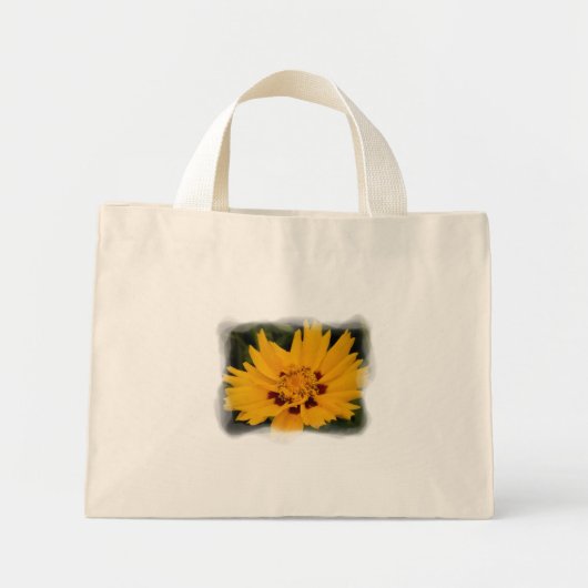 黄花バッグ ミニトートバッグ (正面)
