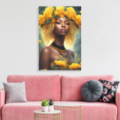 黄花園 キャンバスプリント (インサイチュ (リビング))