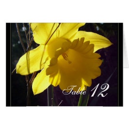 黄花夕食番号札。