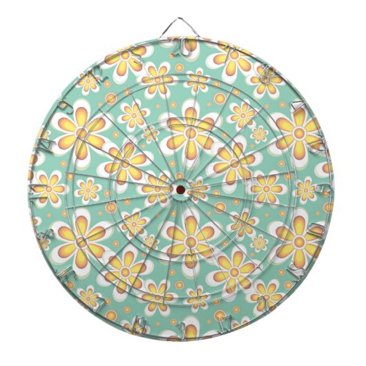 黄花柄 ダーツボード (正面)