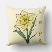 黄花水仙(希望) クッション (裏面)