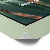 黄花水仙～詩編121:7,8 ポスター (角)