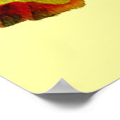 黄花水彩春 ポスター (角)