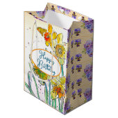 黄花水彩 ミディアムペーパーバッグ (正面アングル)