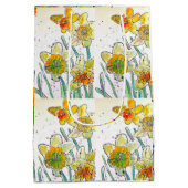 黄花水彩 ミディアムペーパーバッグ (裏面)