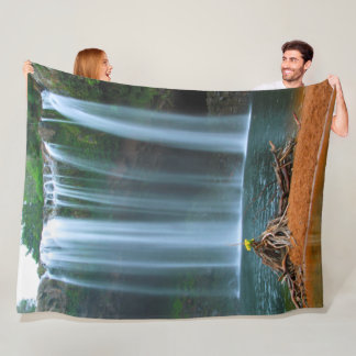 黄花滝 フリースブランケット