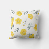 黄花生地枕デザイン クッション (裏面)