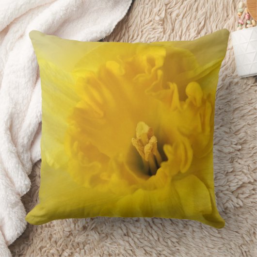 黄花紅色 クッション (ブランケット)