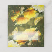 黄花蝶結婚座席表 プレイスカード (外部開封)