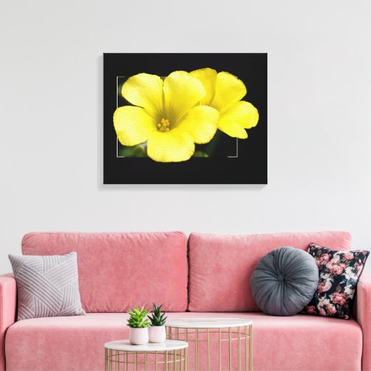 黄花 キャンバスプリント (インサイチュ (リビング))