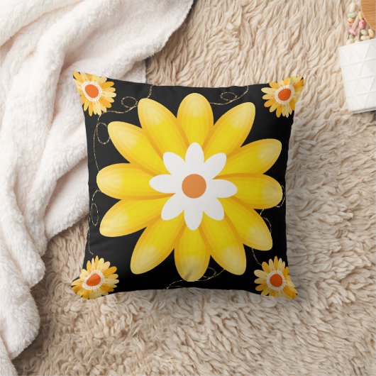 黄花 クッション (ブランケット)