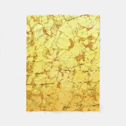 黄花 フリースブランケット (正面)