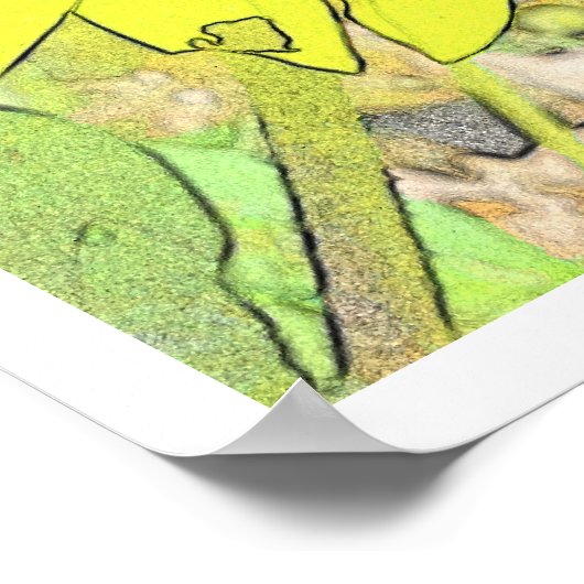 黄花 ポスター (角)