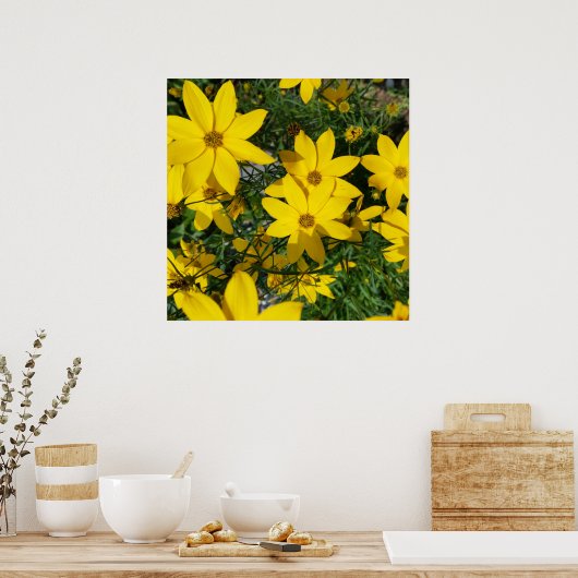 黄花 ポスター (キッチン)