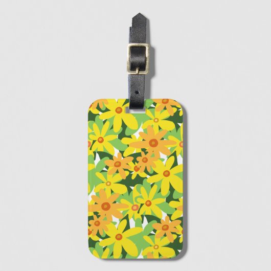 黄花 ラゲッジタグ (正面縦)