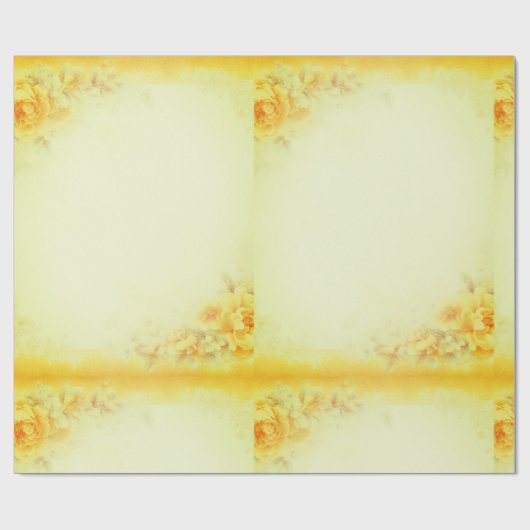 黄花 ラッピングペーパー (フラット)