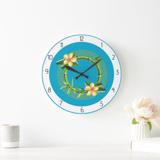 黄花 ラージ壁時計 (ホーム)