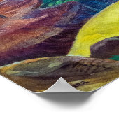 黄苔 | Emily Carr | ポスター (角)