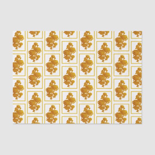 黄菊の母の日 薄葉紙 (正面)