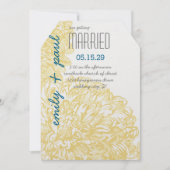 黄菊結婚病 招待状 (正面)