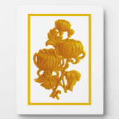 黄菊 フォトプラーク (正面)