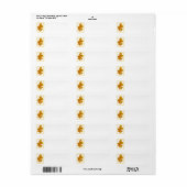 黄菊 ラベル (フルシート)