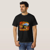 黄葉と山道 Tシャツ (正面フル)