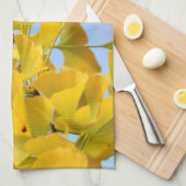 黄葉銀杏 キッチンタオル (四つ折り)