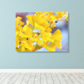 黄葉銀杏 キャンバスプリント (インサイチュ (ウッドフロア))