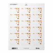 黄葉 ラベル (フルシート)