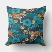 黄蓮池の虎 クッション (正面)