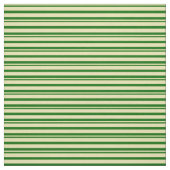 黄褐色と暗緑色のストライプ ファブリック (見本)