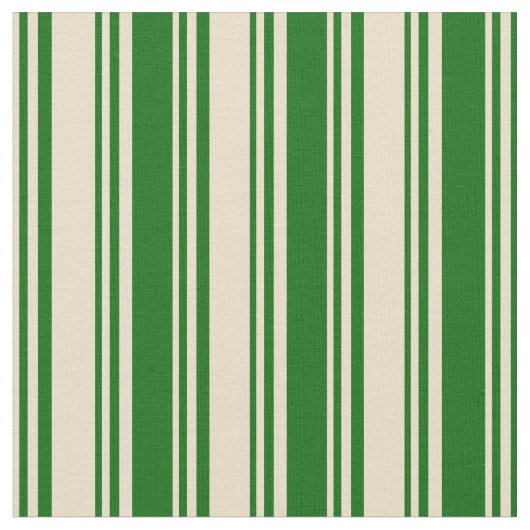 黄褐色と暗緑色の線パターン ファブリック (クローズアップ)