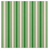 黄褐色と暗緑色の線パターン ファブリック (見本)