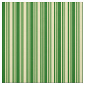 黄褐色と暗緑色の色のストライプ ファブリック (見本)