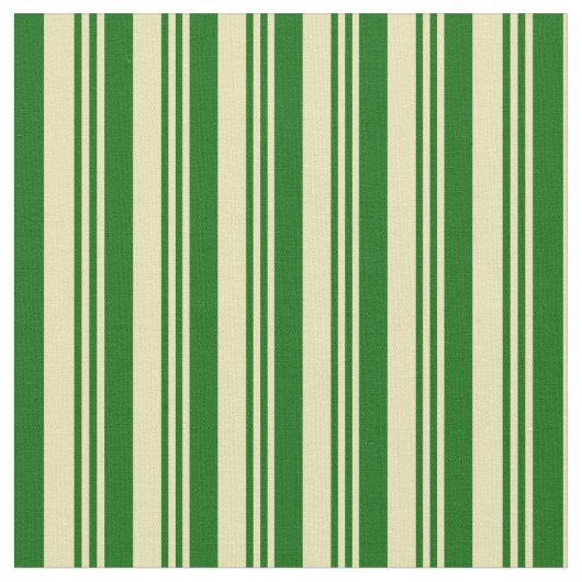 黄褐色と暗緑色の色の線のパターン ファブリック (クローズアップ)