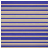 黄褐色と濃青色の色のパターン ファブリック (見本)