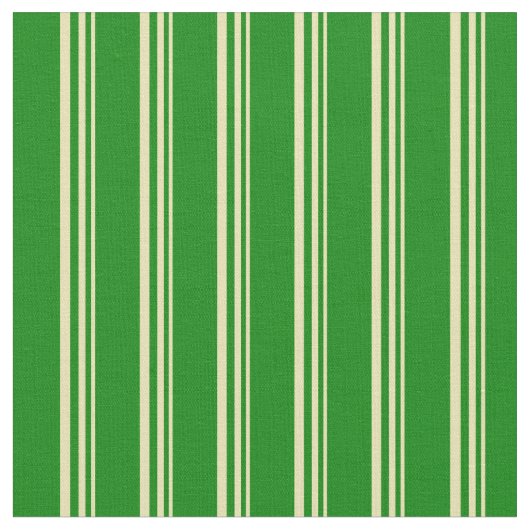 黄褐色と緑の色のストライプ ファブリック (クローズアップ)